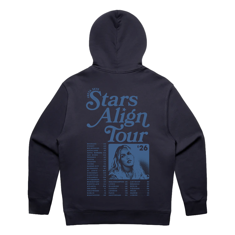 Freya Skye - Stars Align Tour Navy Hoodie