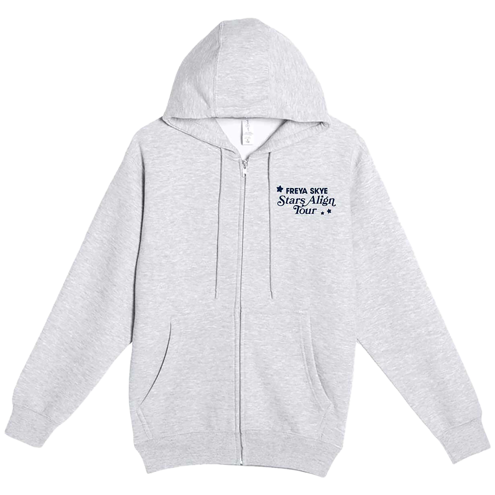 Freya Skye - Stars Align Tour Grey Zip Hoodie