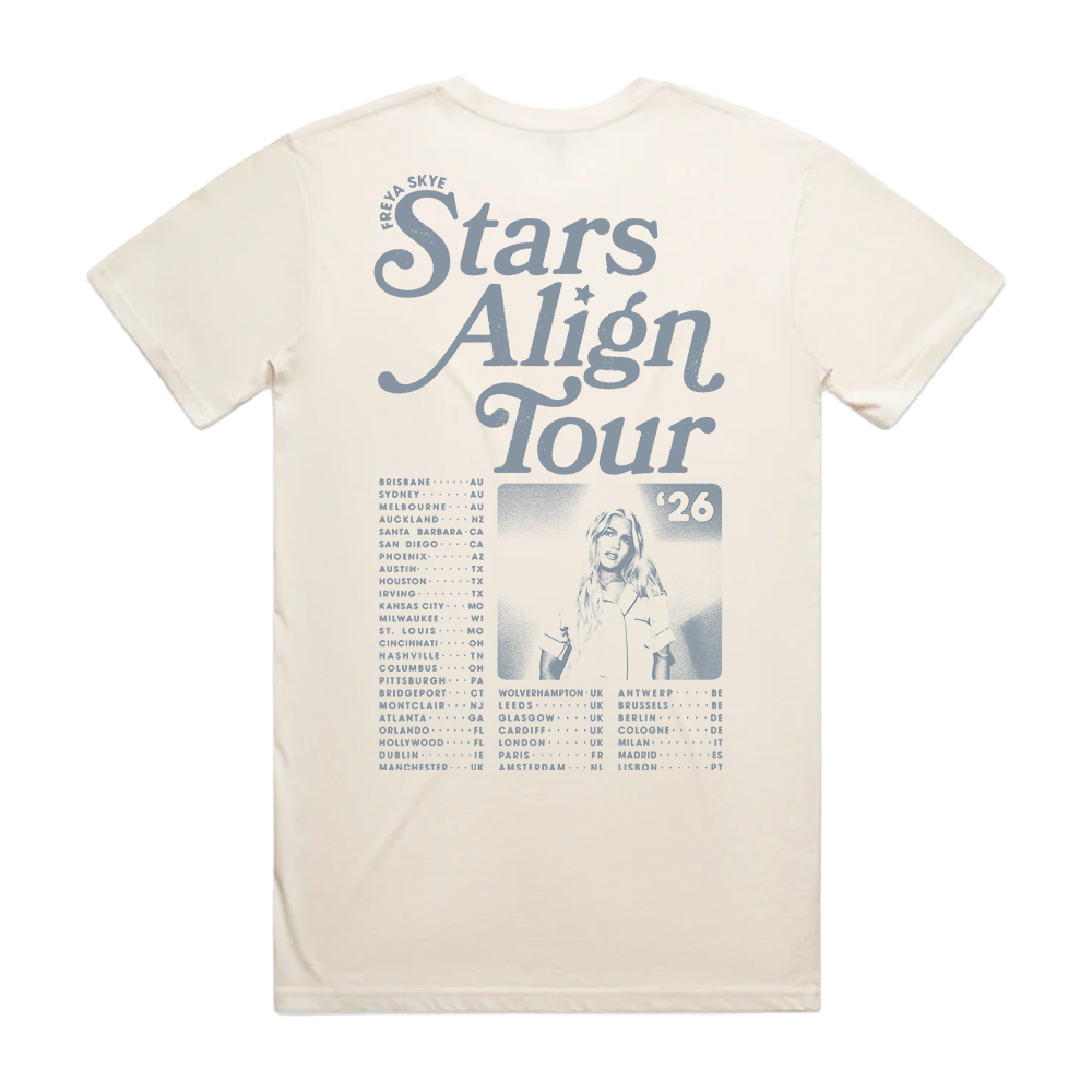Freya Skye - Stars Align Tour Cream Photo Tee