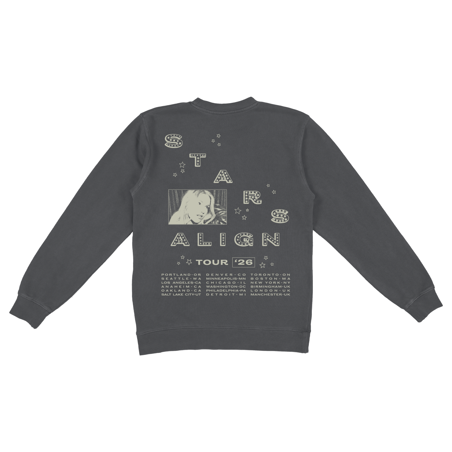 Stars Align Tour Crewneck – Freya Skye