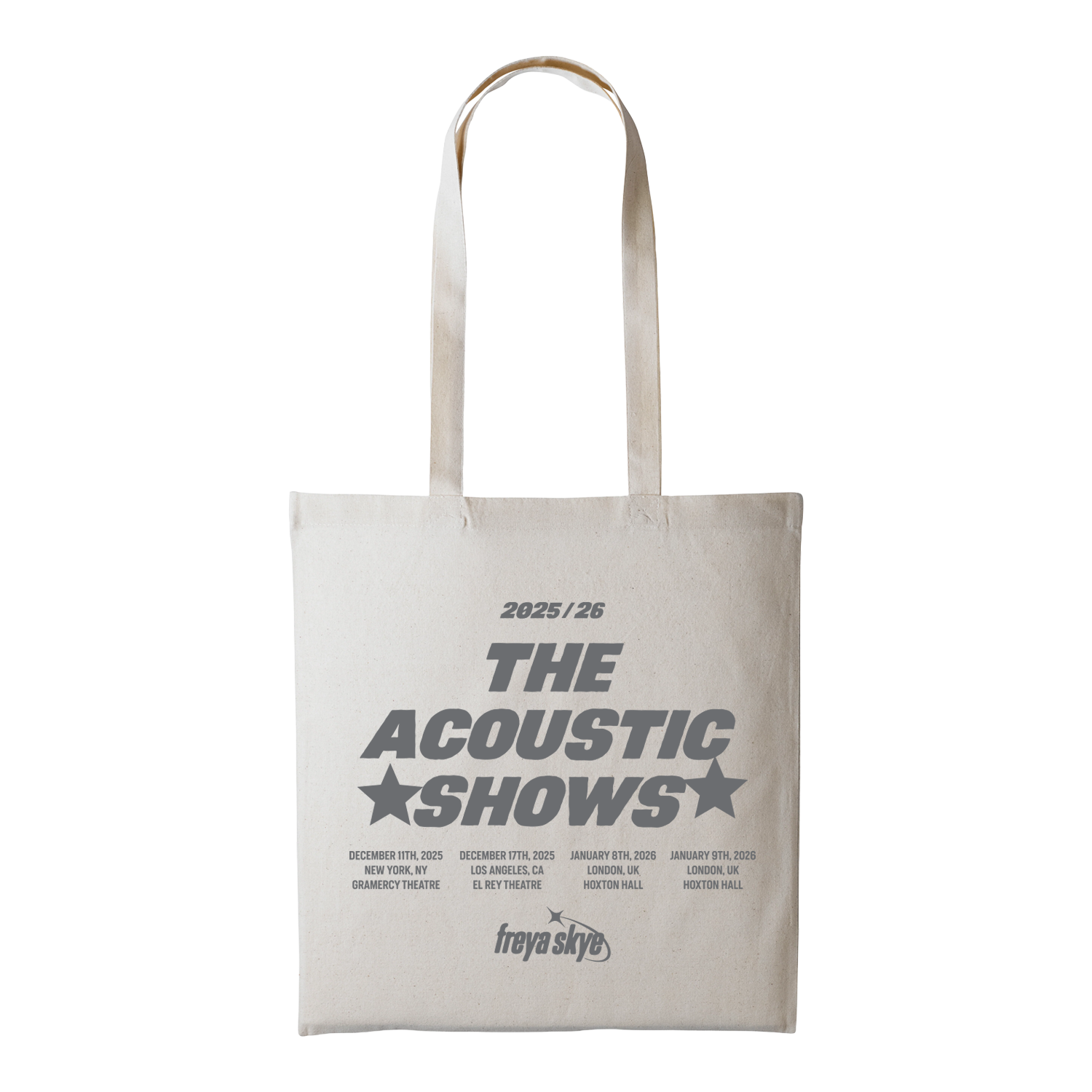 The Acoustic Shows Tote Bag